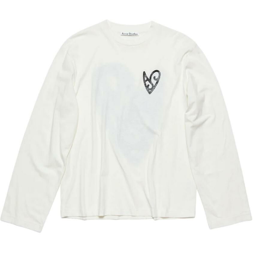 【代購】Acne Studios Heart Printed Crewneck T Shirt