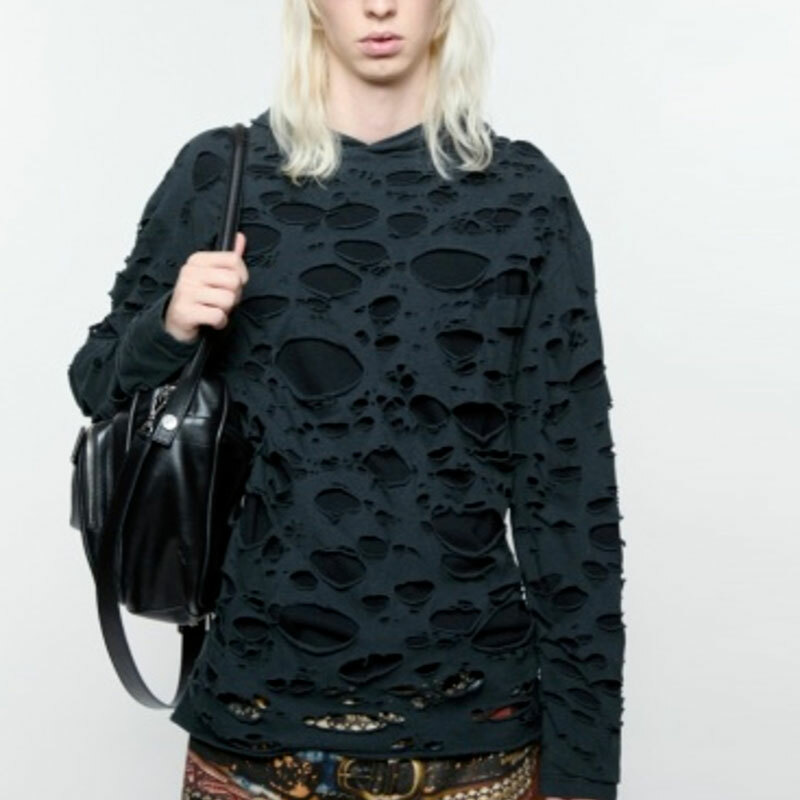 【代購】Acne Studios SS25 Sweatshirts Men Faded Black