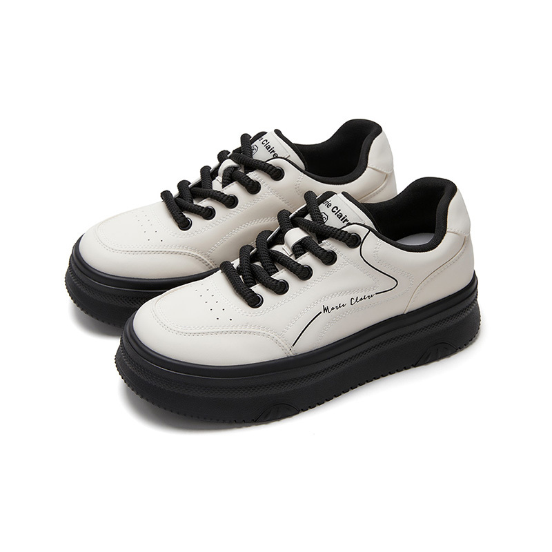 【代購】Marie Claire Low-Top Skateboard Shoes Women's White