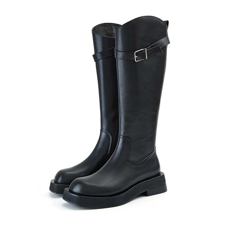【代購】Marie Claire Knee high Boots 4.5cm Women's