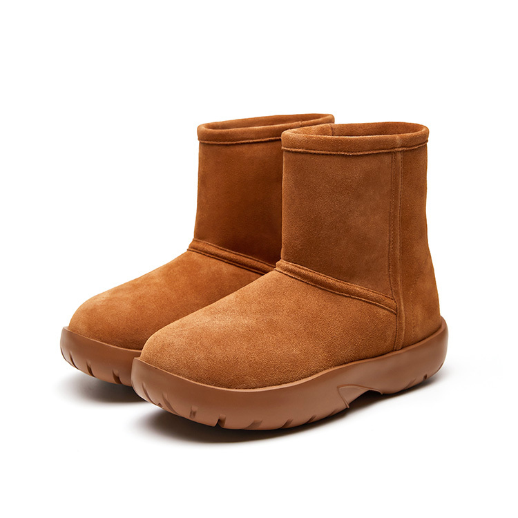 【代購】Marie Claire Short Snow Boots Women's Caramel Brown