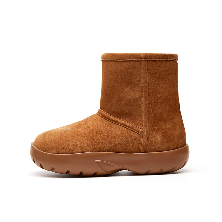 【代購】Marie Claire Short Snow Boots Women's Caramel Brown
