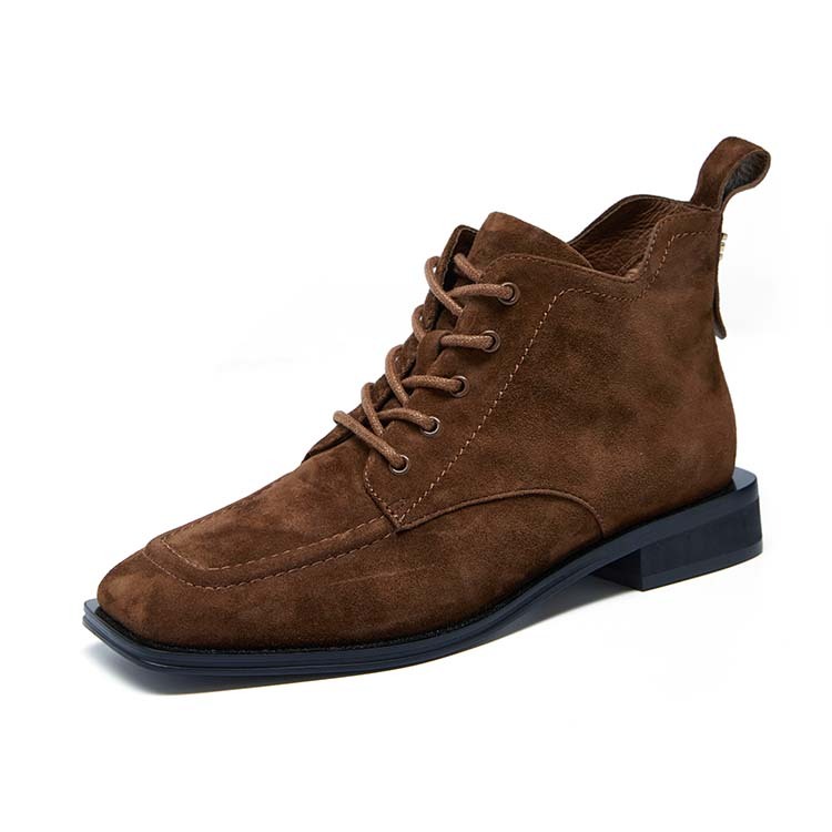 【代購】Marie Claire Short Martin Boot Women's Caramel Brown