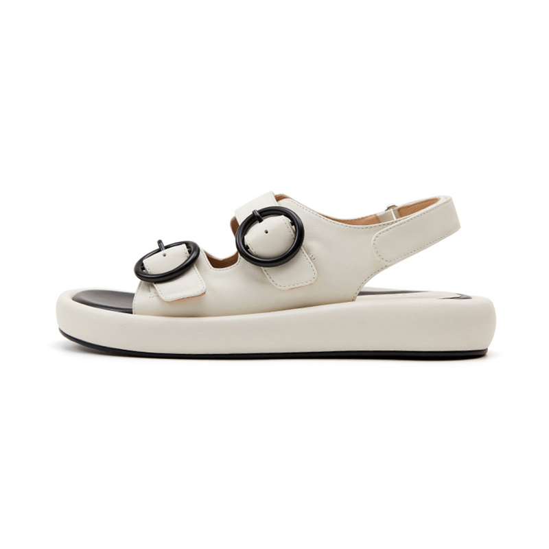 【代購】Marie Claire Beach Sandals Women's Ceramic Ivory