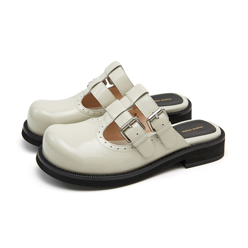 【代購】Marie Claire Rubber Sole Quiet Odor Resistant Wrap toe Slippers Women's