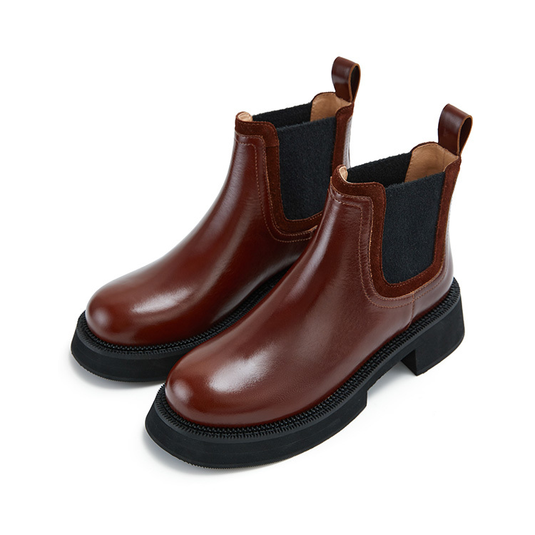 【代購】Marie Claire Short Chelsea Boots 4cm Women's