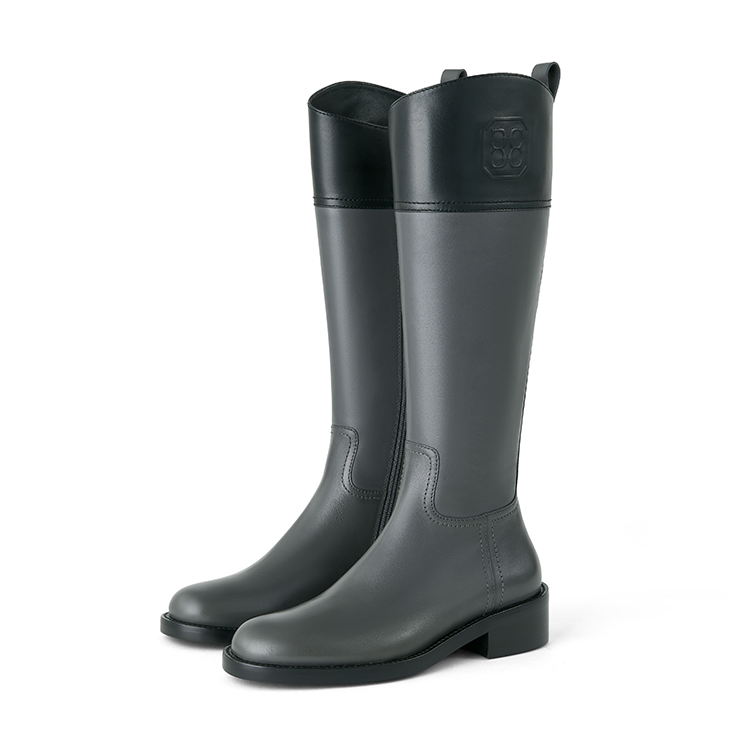 【代購】Marie Claire Knee high Boots 3.5cm Women's Meteorite Lime In The Night