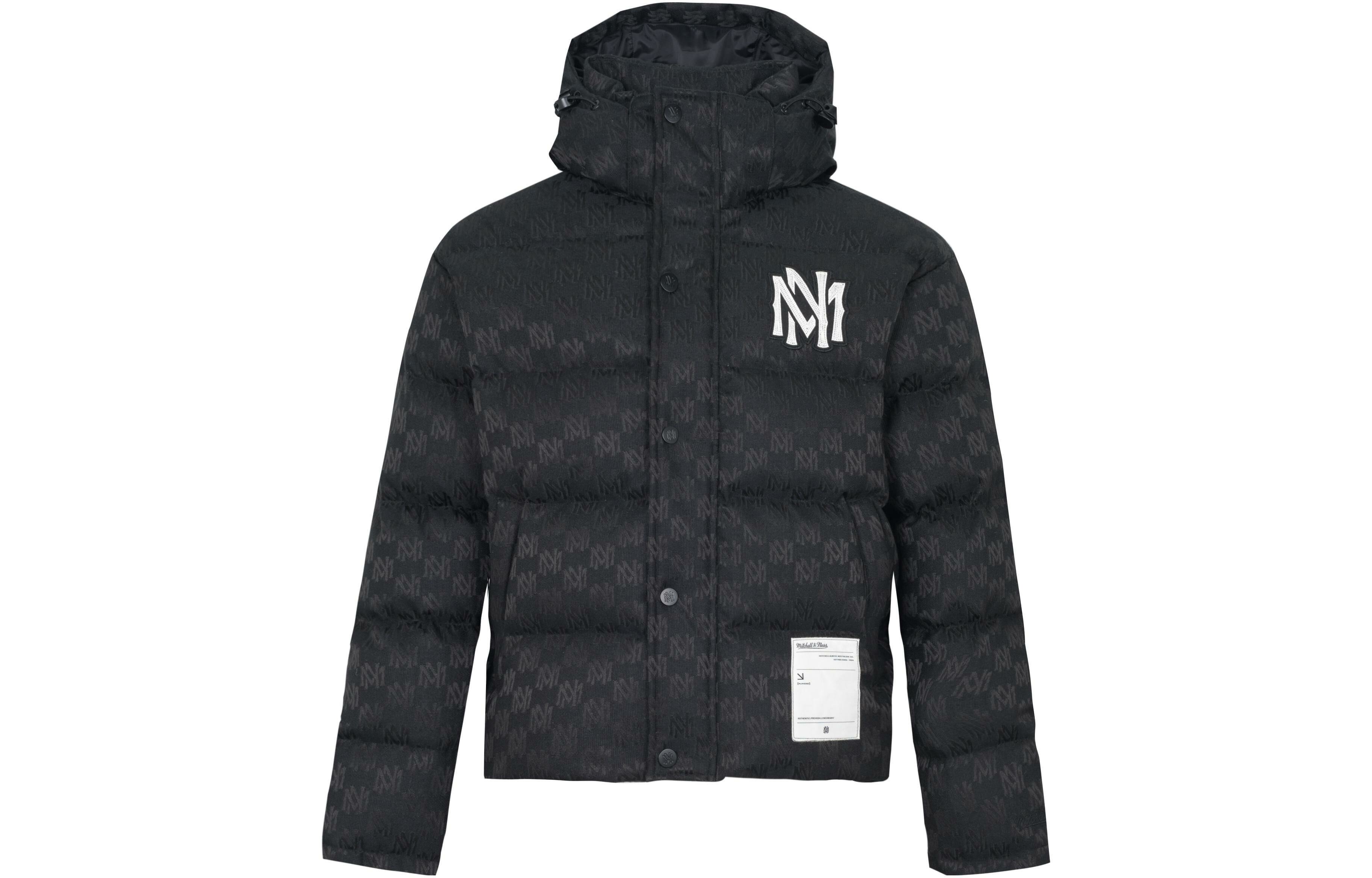 【代購】Mitchell Ness Down Jackets Unisex Black