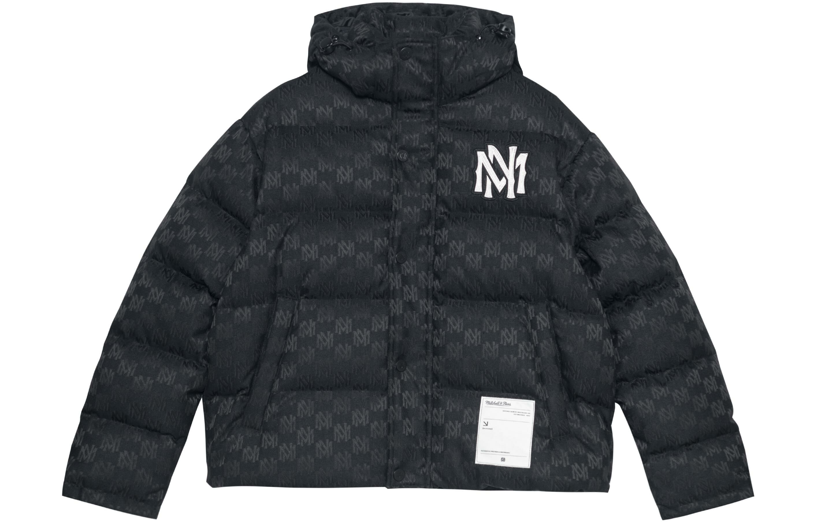 【代購】Mitchell Ness Down Jackets Unisex Black