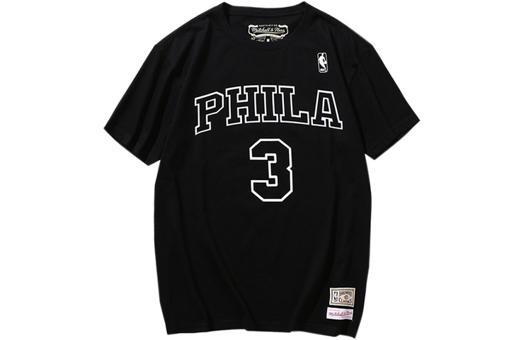 【代購】Mitchell & Ness T-Shirt Unisex Black