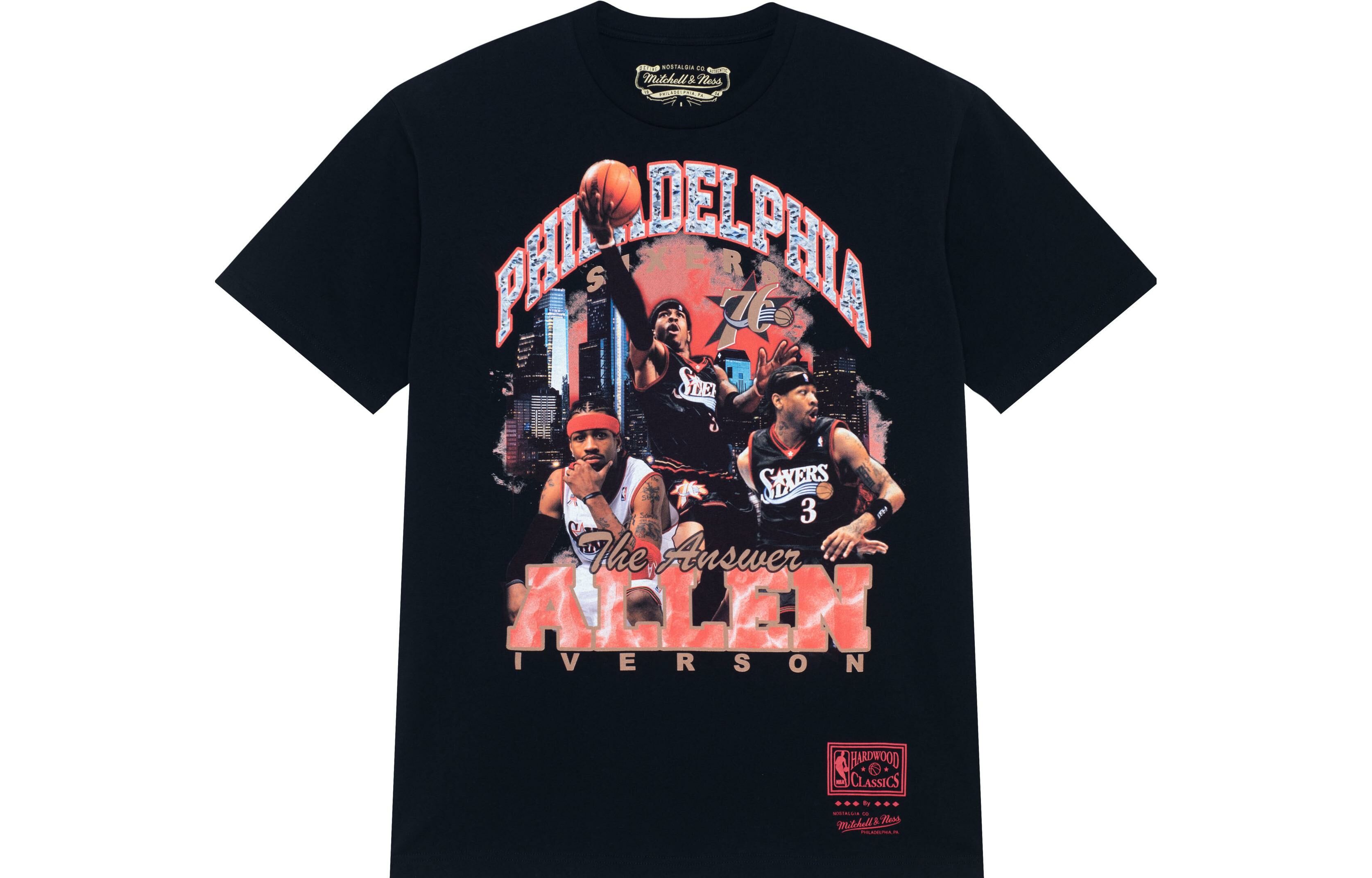 【代購】Mitchell & Ness T Shirt Unisex Black