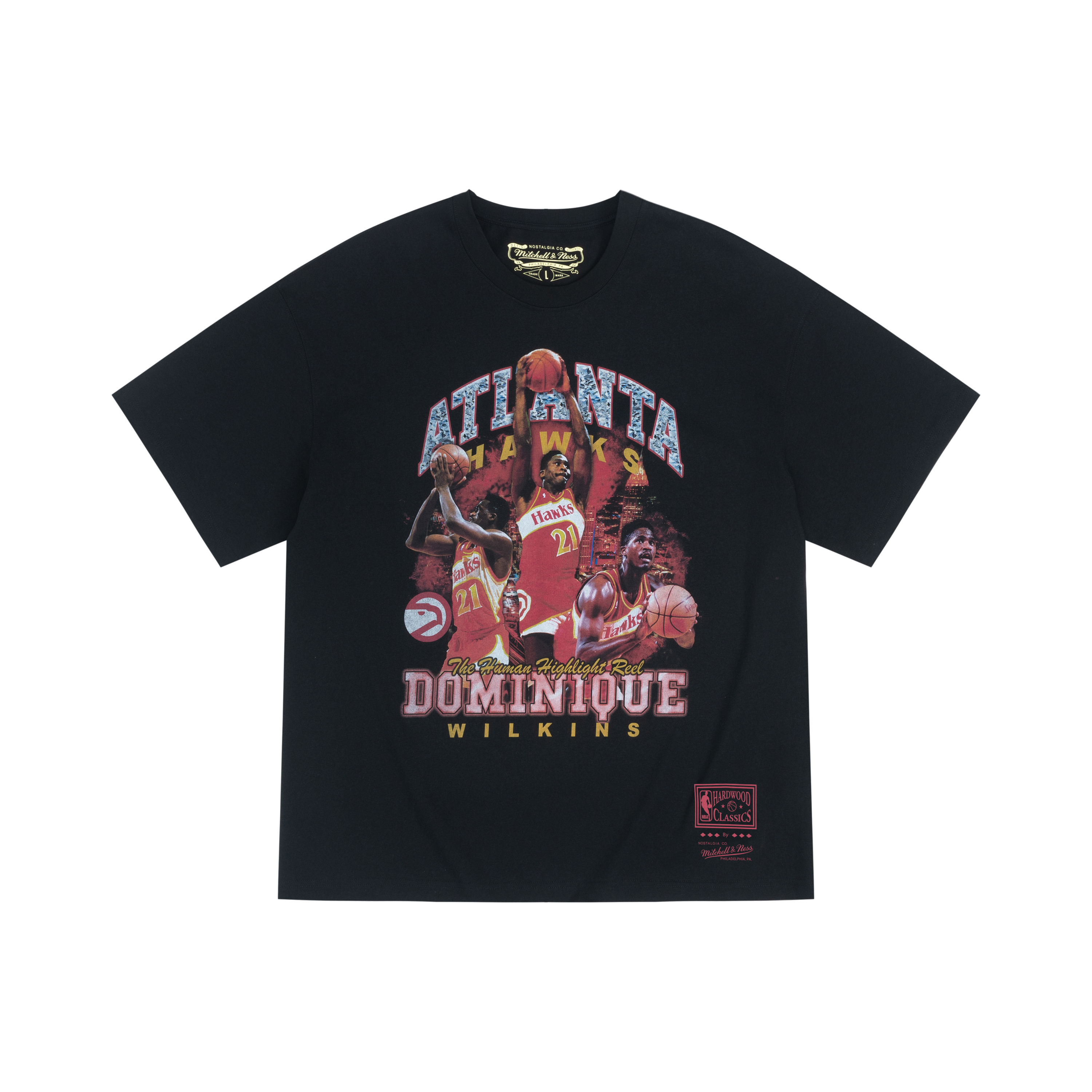 【代購】Mitchell & Ness T-Shirt Unisex Black