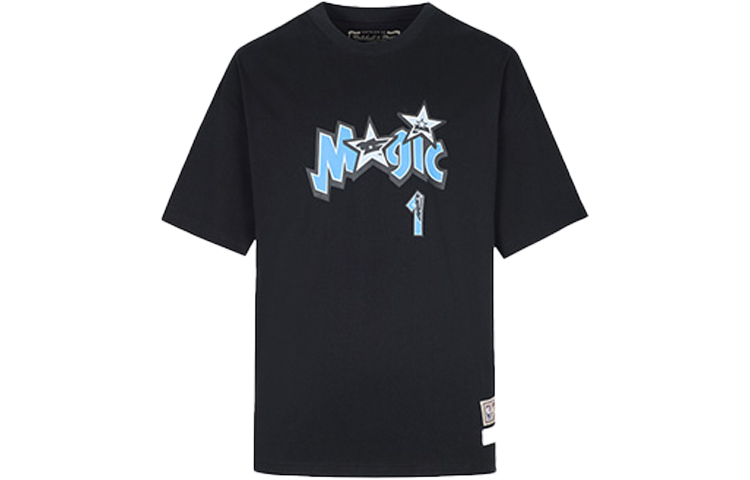 【代購】Mitchell & Ness SS22 Set-in Sleeve T-Shirt Unisex Black