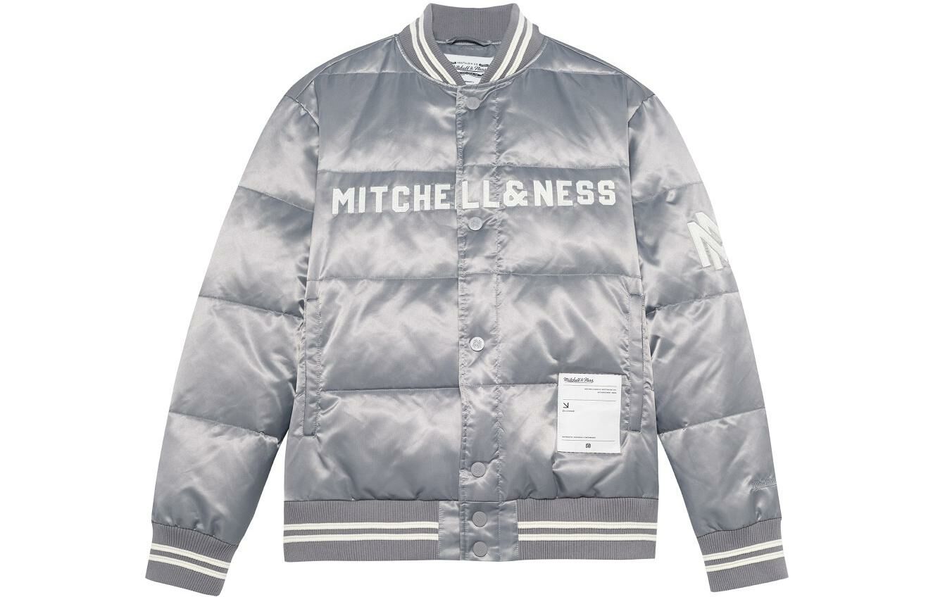 【代購】Mitchell & Ness Down Jacket Unisex Gray