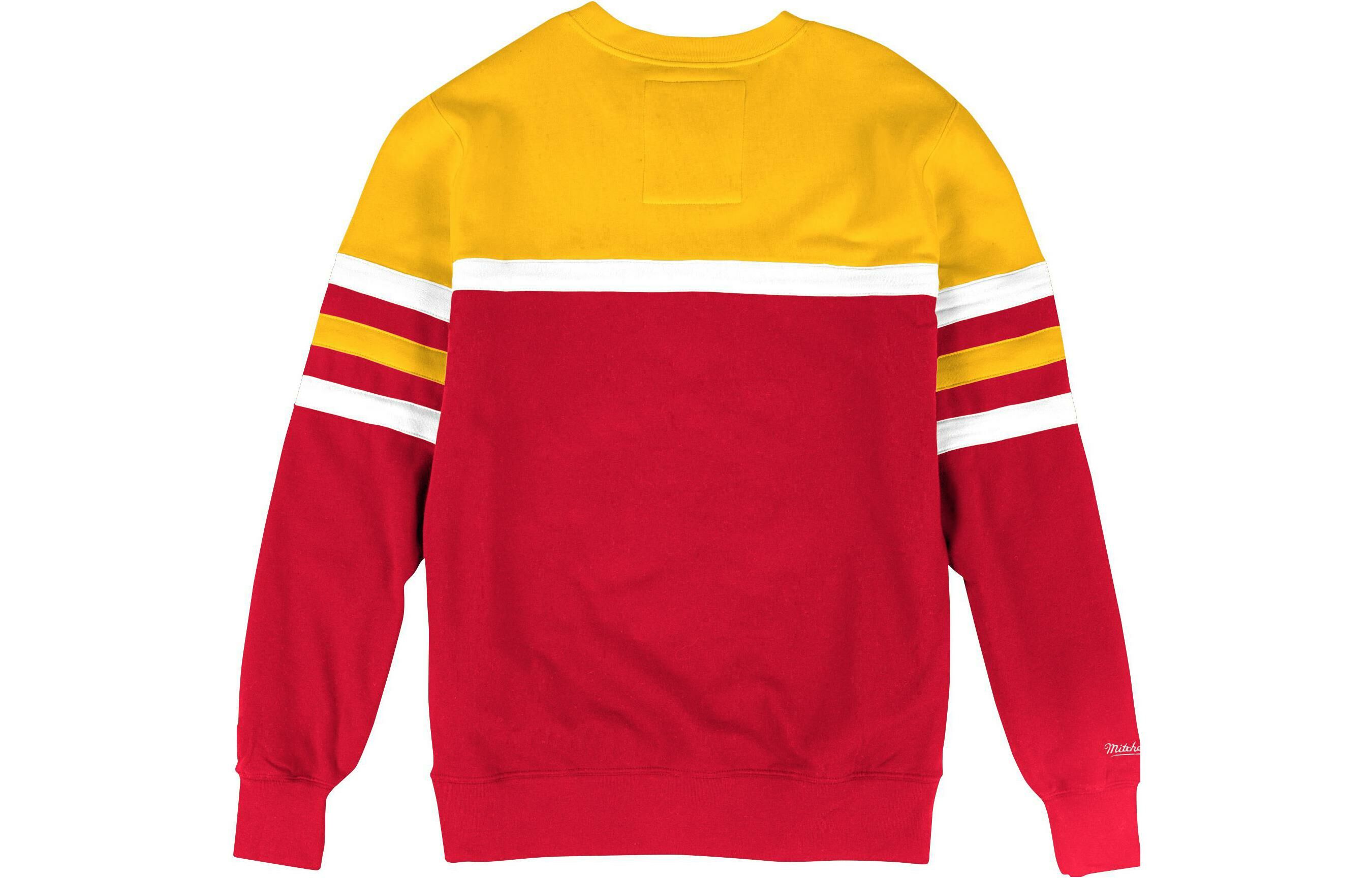 【代購】Mitchell Ness Sweatshirts Unisex Red/Yellow Rocket