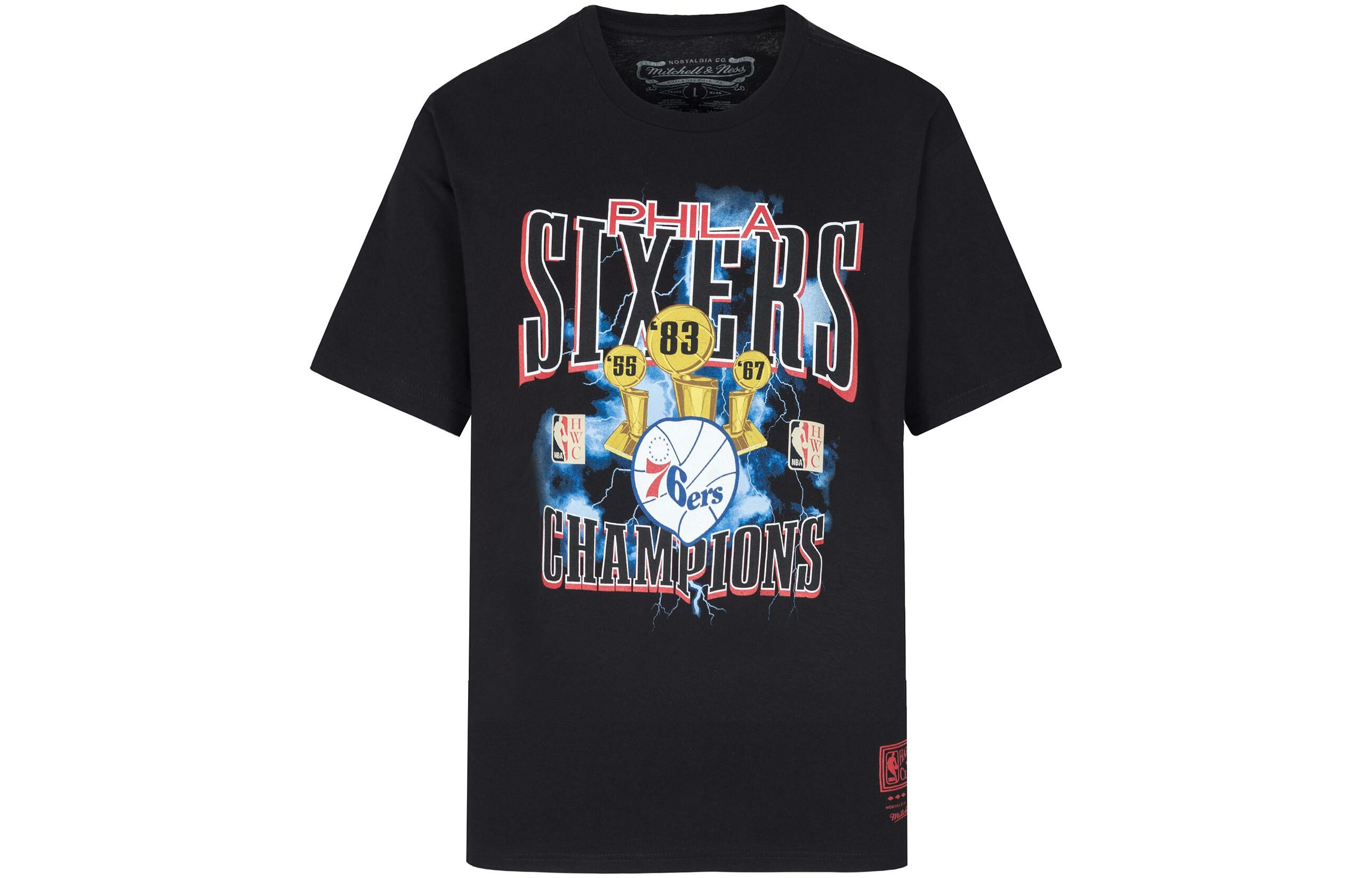 【代購】Mitchell & Ness Drop Shoulder Sleeve T Shirt Unisex Black