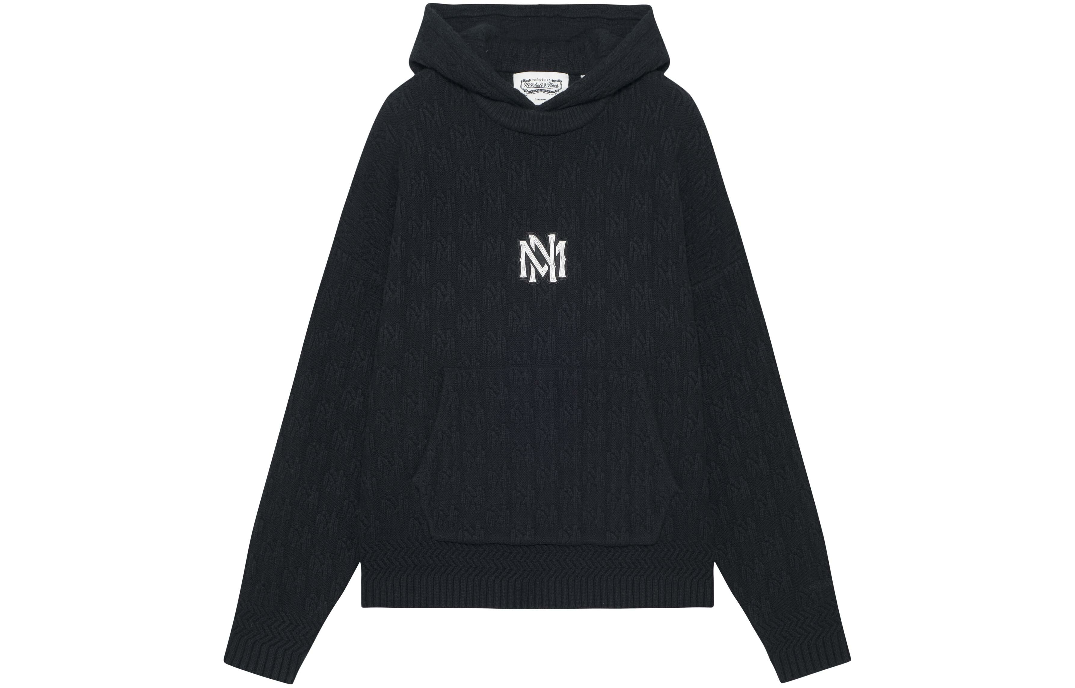 【代購】Mitchell Ness Sweatshirts Unisex Black