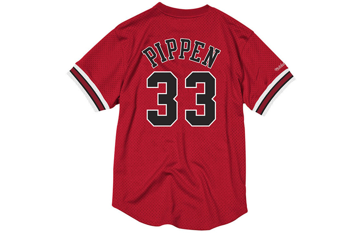 【代購】Mitchell Ness T-Shirts Unisex Red