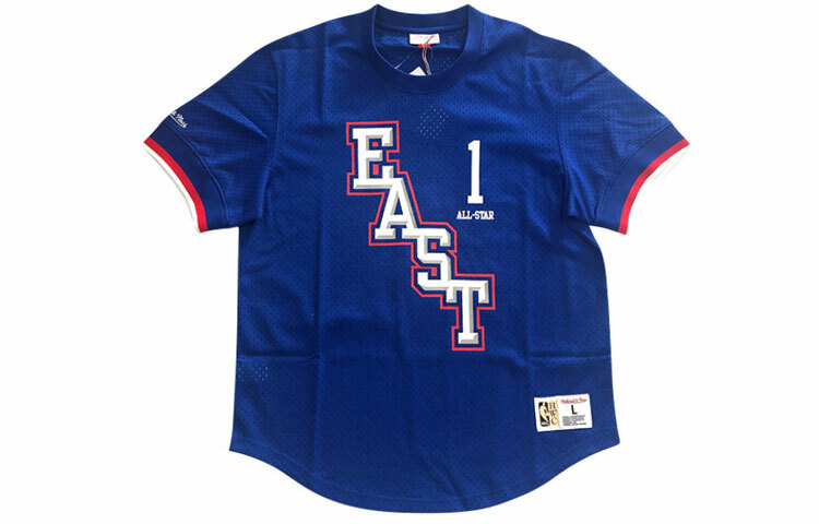 【代購】Mitchell Ness T-Shirts Men Blue