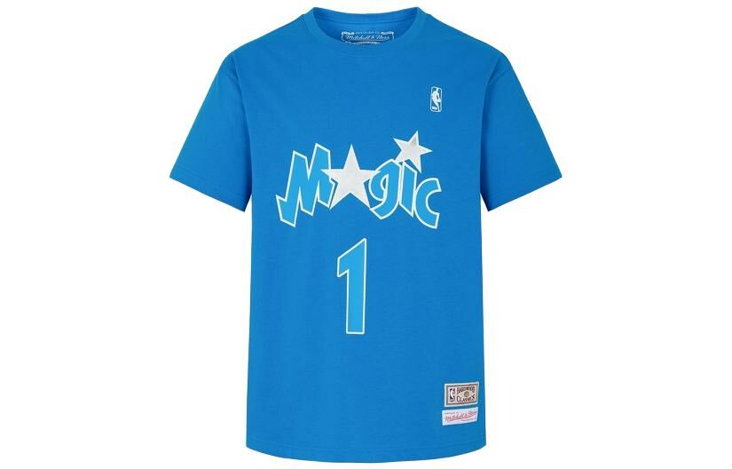 【代購】Mitchell & Ness x NBA Drop Shoulder Sleeve T-Shirt Unisex Blue