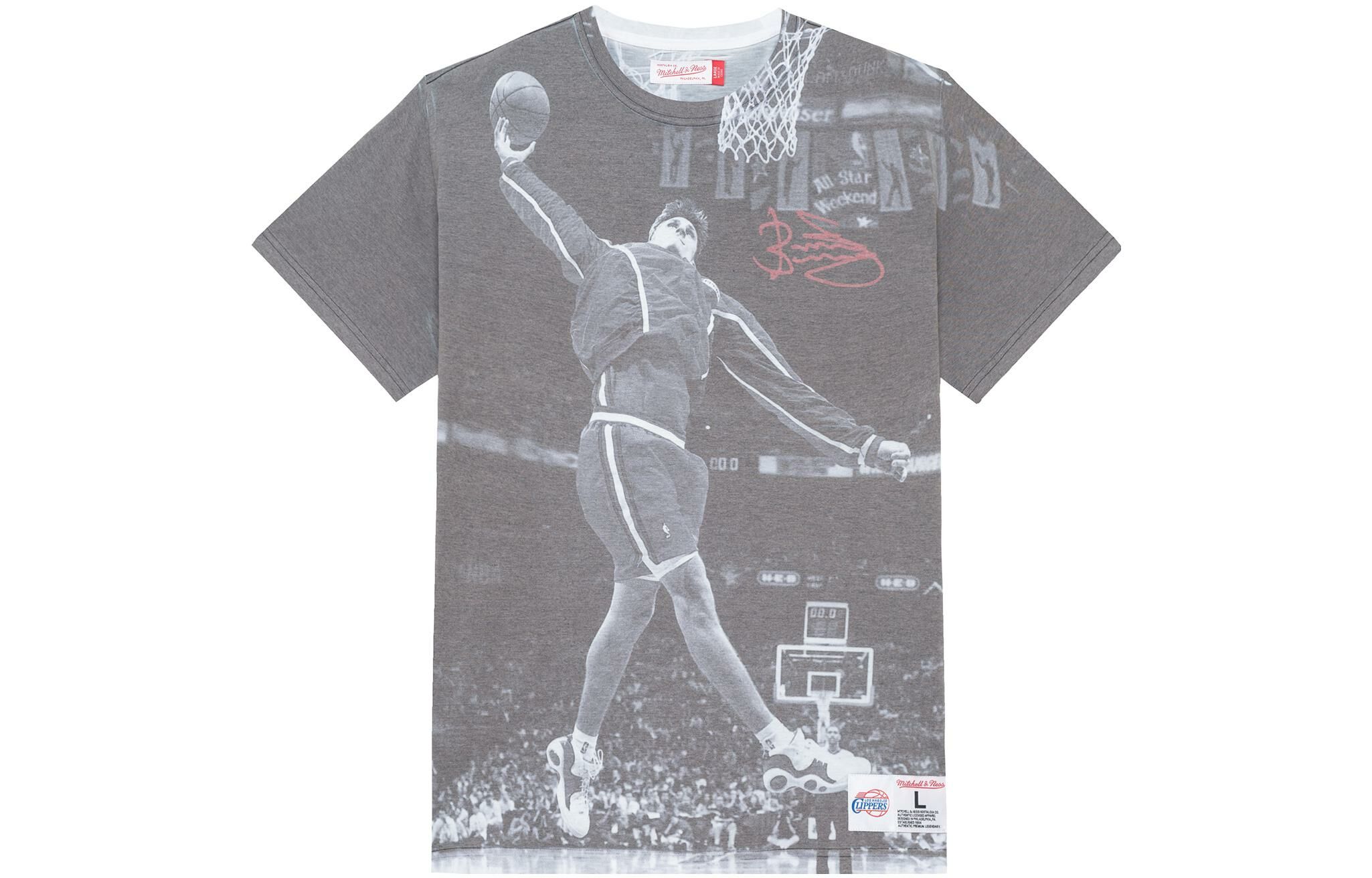【代購】Mitchell & Ness T-Shirt Unisex Gray