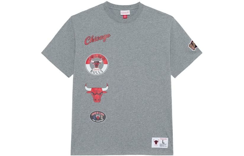 【代購】Mitchell & Ness T Shirt Unisex Gray