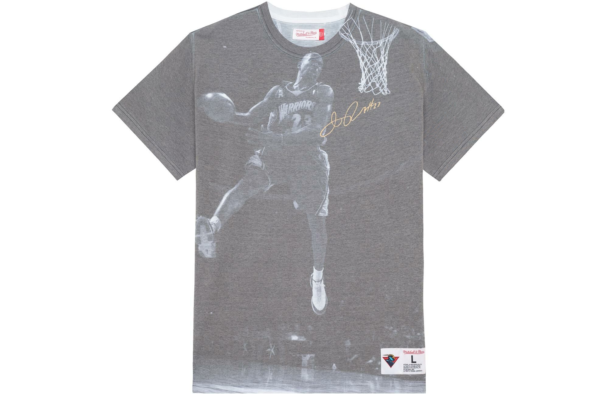 【代購】Mitchell Ness T-Shirts Unisex Gray