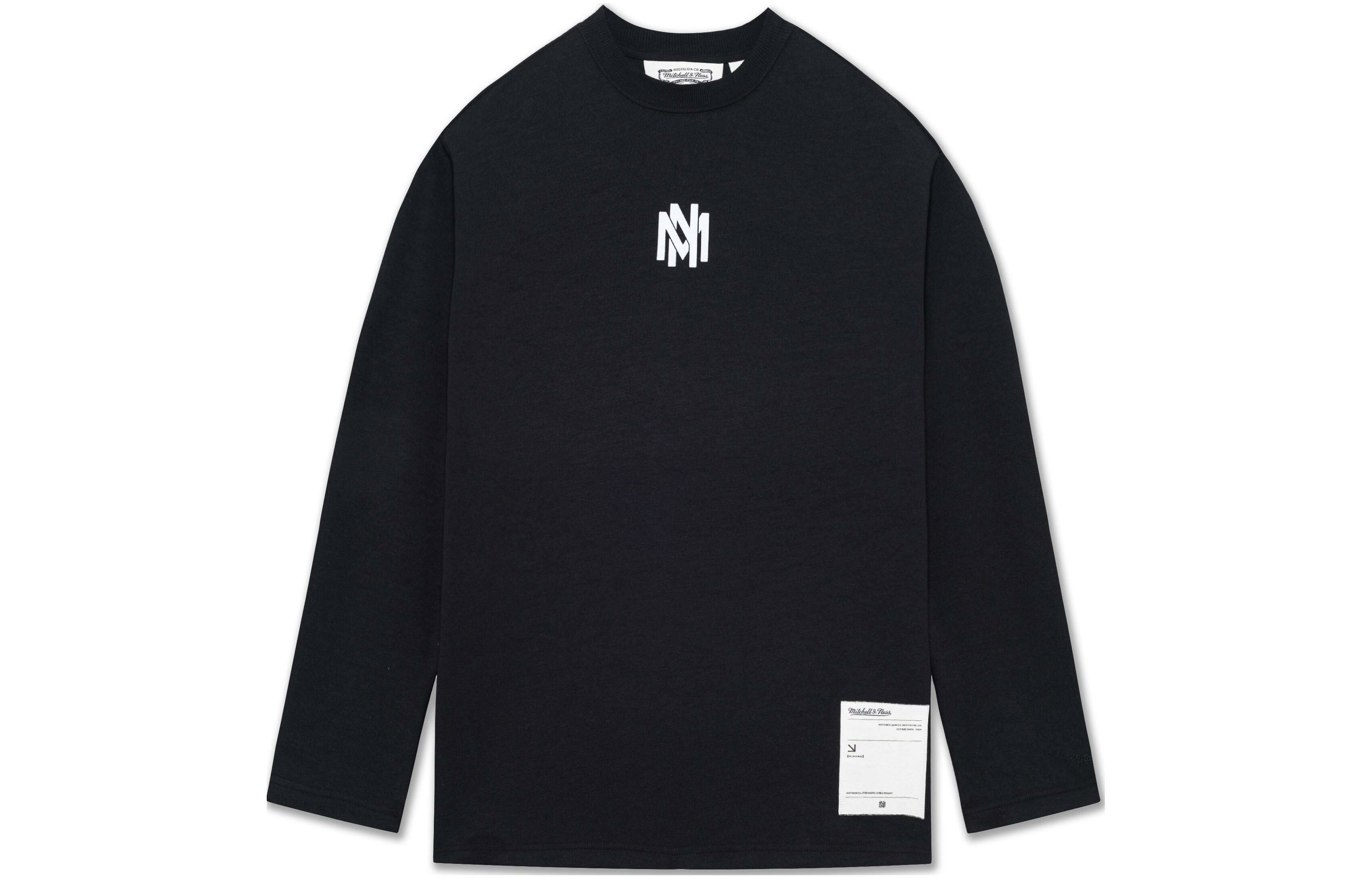 【代購】Mitchell Ness T-Shirts Unisex Black