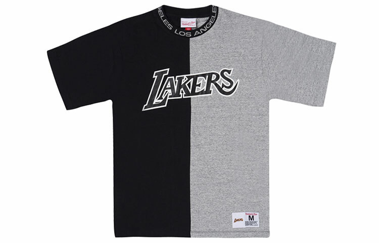 【代購】Mitchell Ness T-Shirts Men Black Gray Color