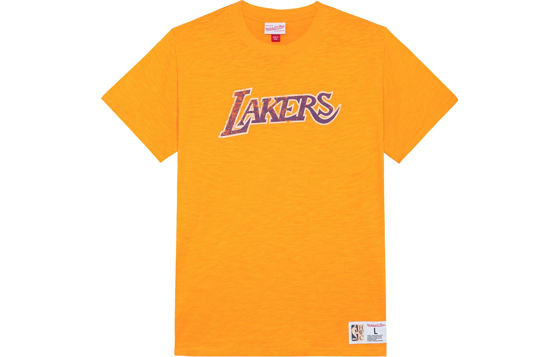 【代購】Mitchell & Ness T-Shirt Unisex Yellow