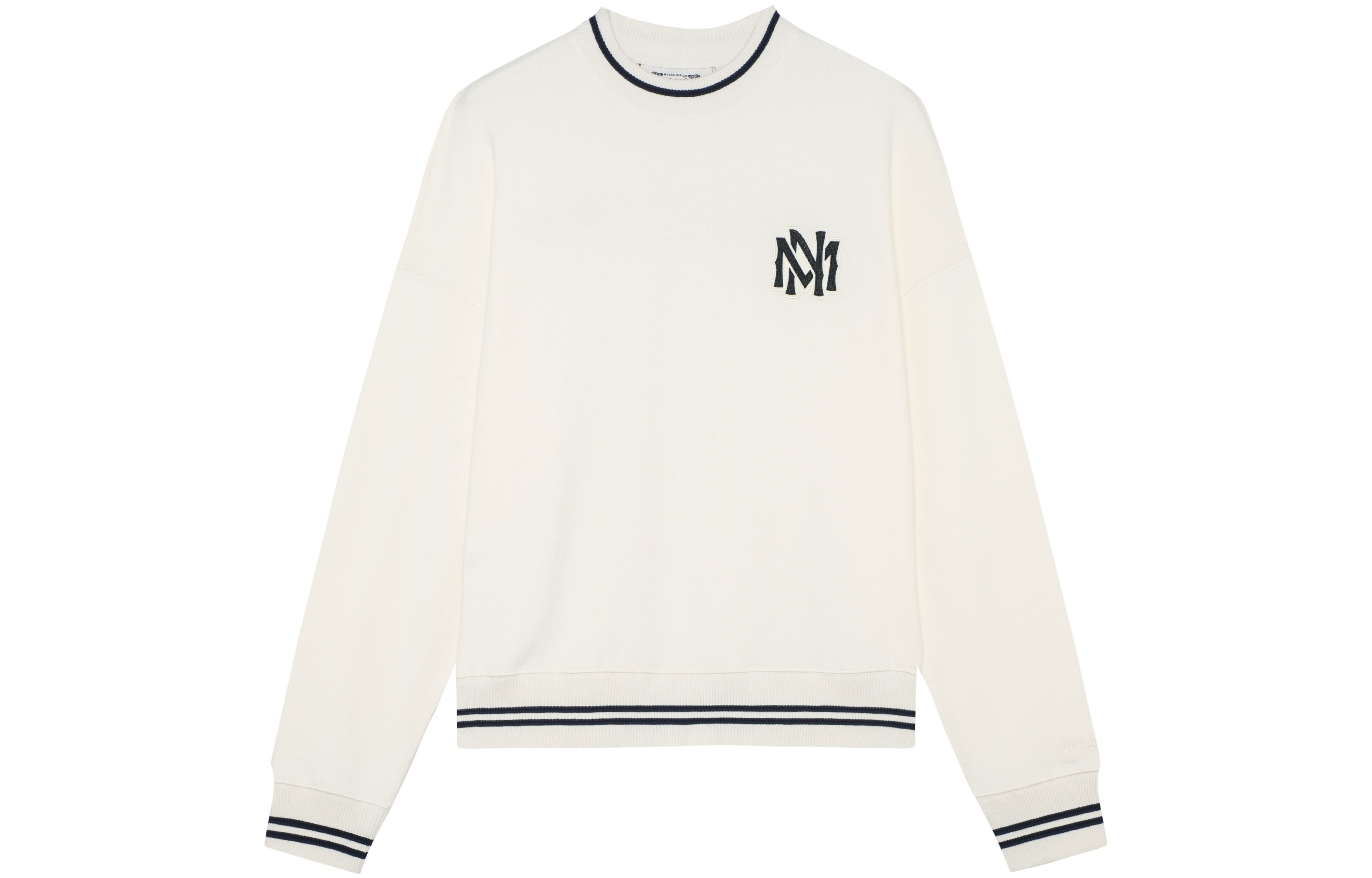 【代購】Mitchell Ness Sweatshirts Unisex White
