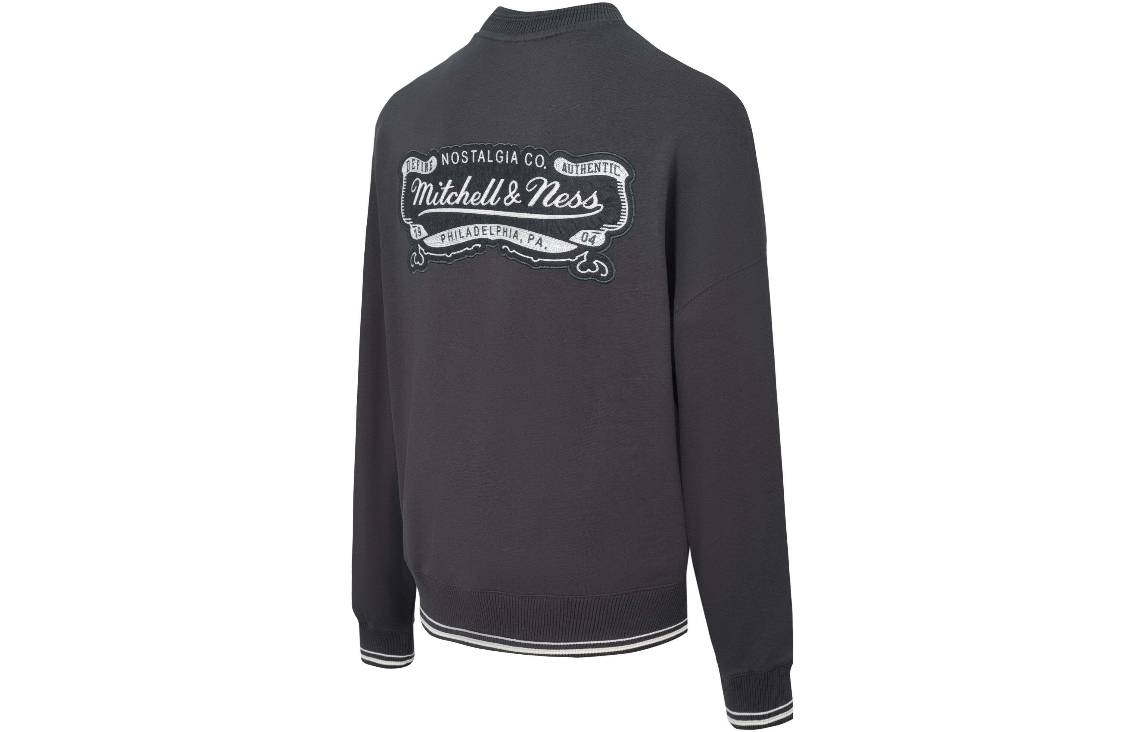 【代購】Mitchell Ness Sweatshirts Unisex Black