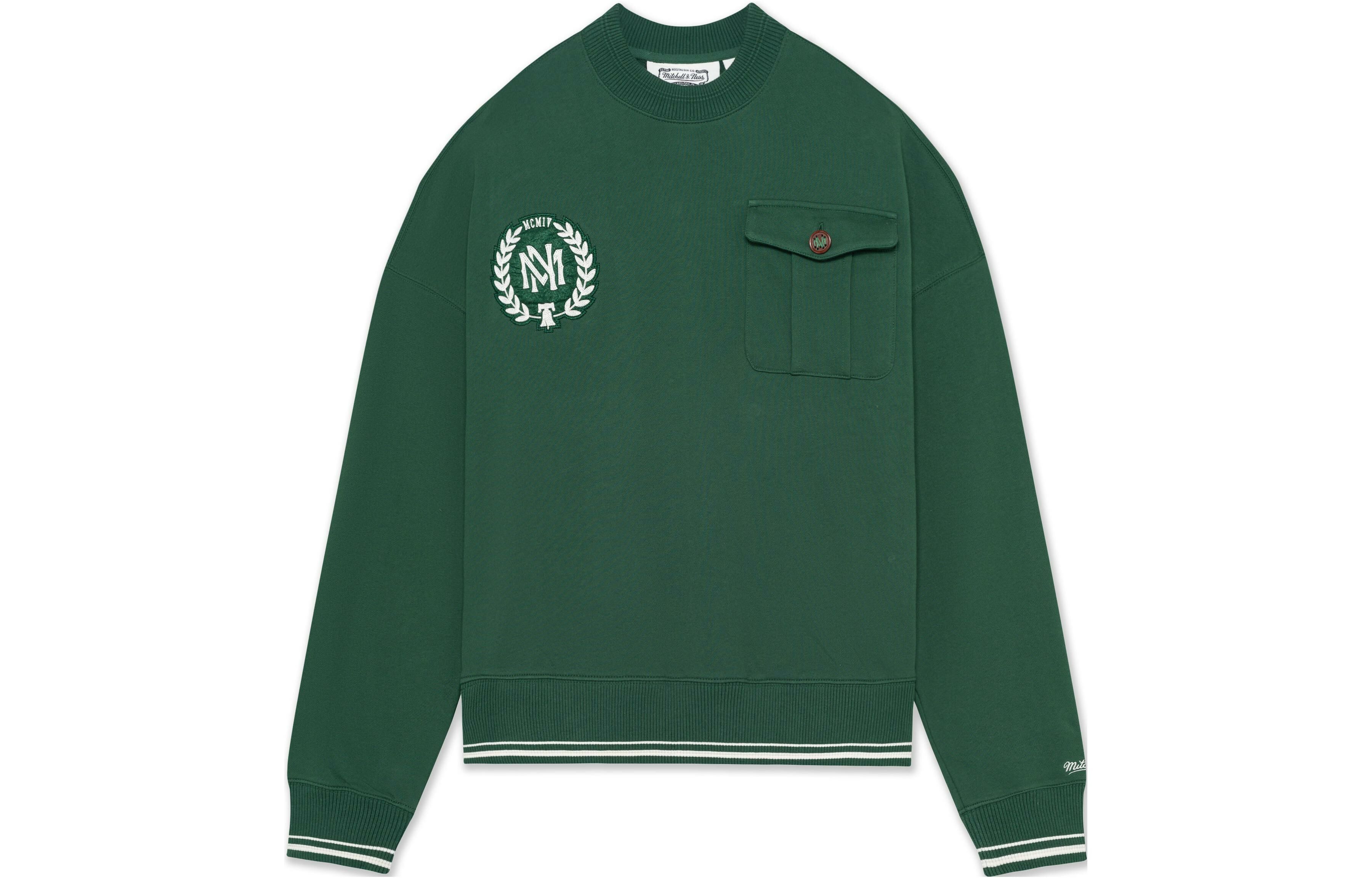 【代購】Mitchell Ness Sweatshirts Unisex Green