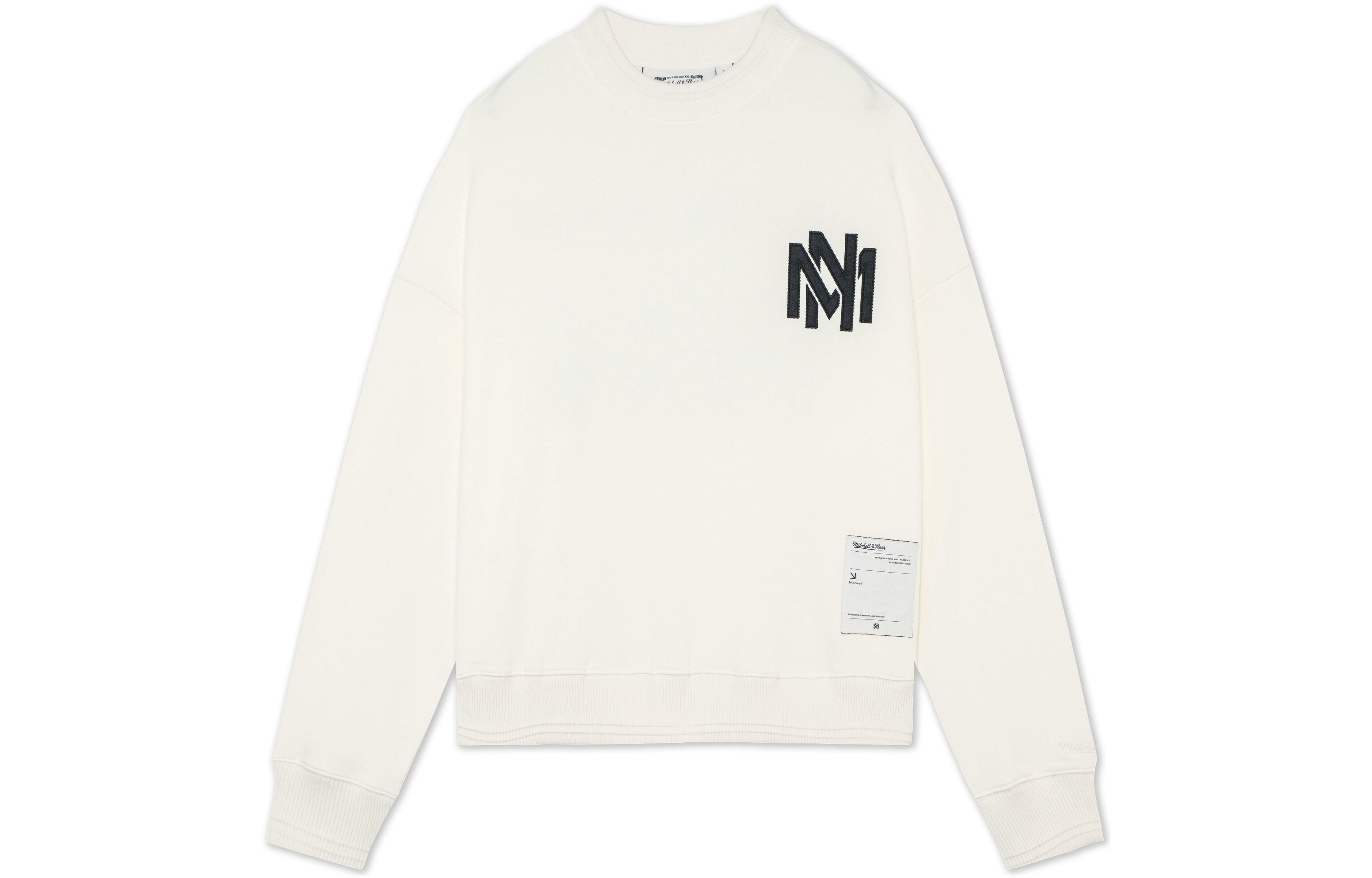 【代購】Mitchell Ness Sweatshirts Unisex White