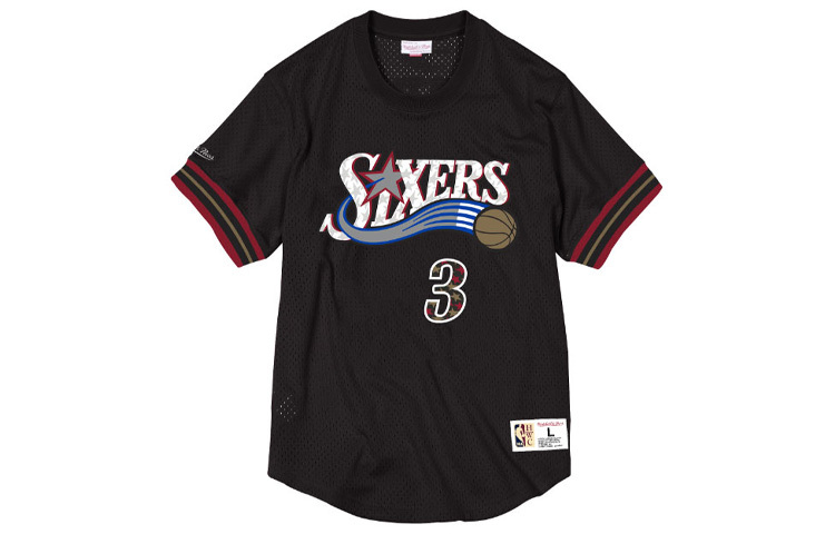 【代購】Mitchell & Ness T Shirt Unisex Black