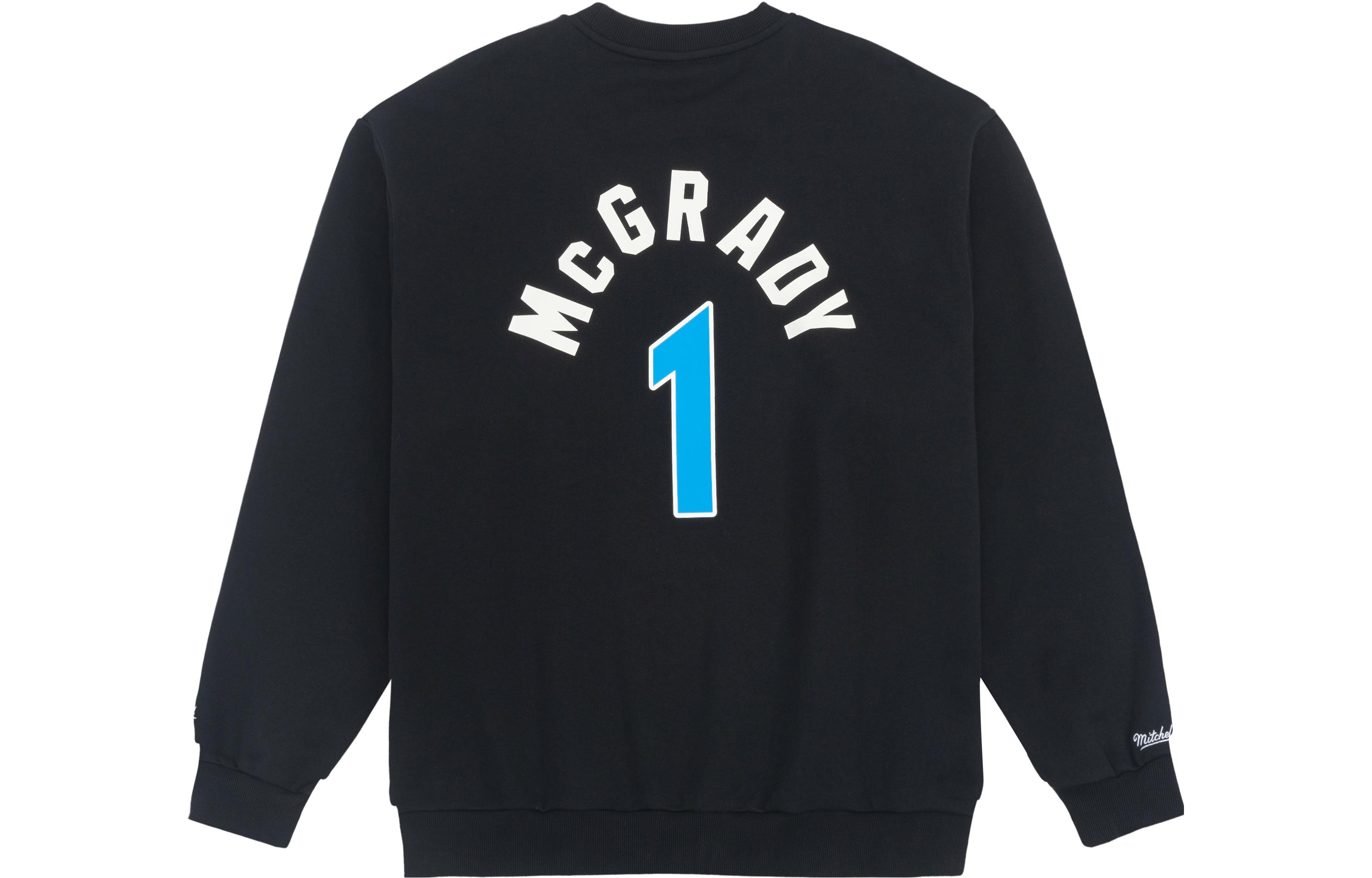 【代購】Mitchell Ness Sweatshirts Unisex Black