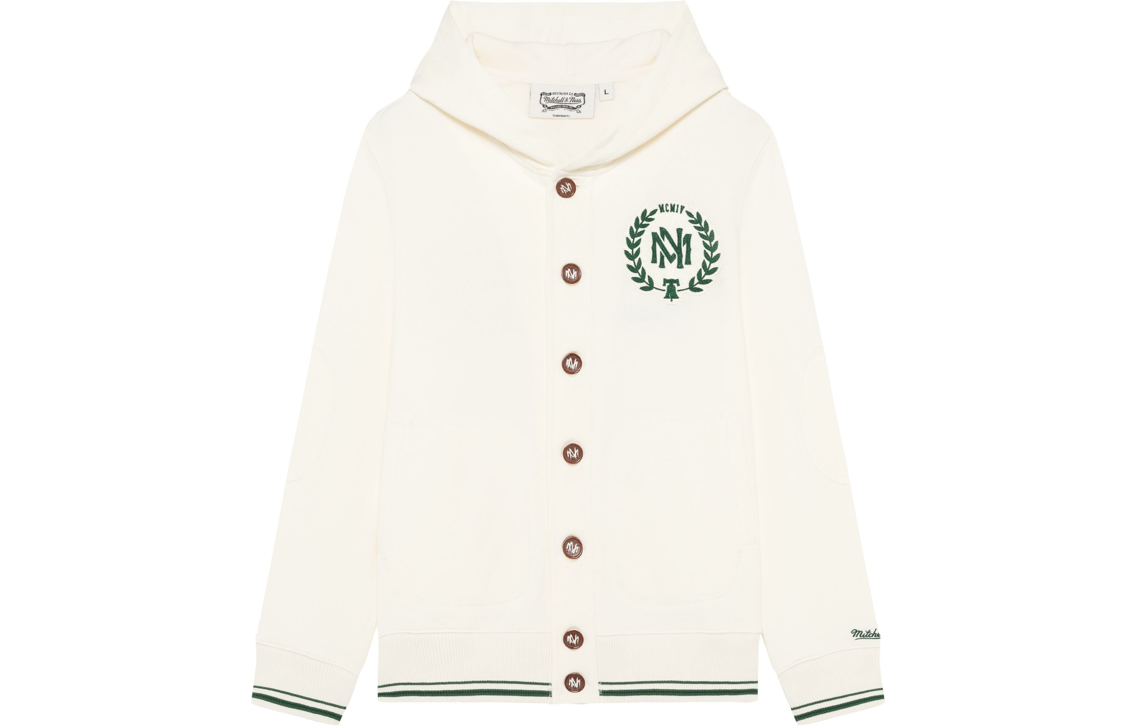 【代購】Mitchell & Ness Sweatshirt Unisex White