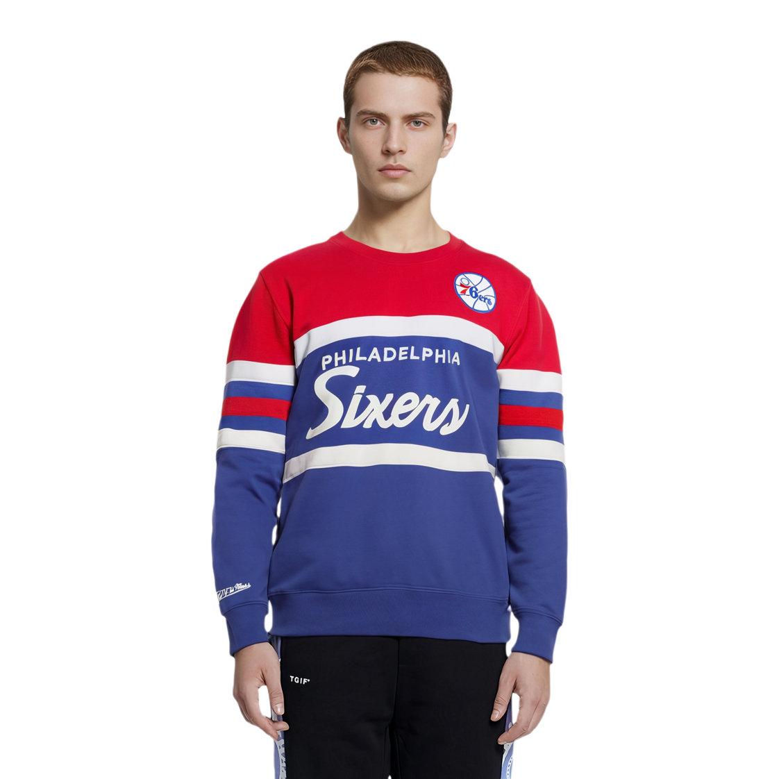 【代購】Mitchell Ness Sweatshirts Men Red Blue
