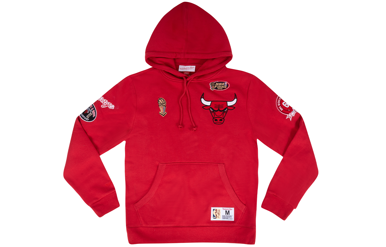 【代購】Mitchell Ness Sweatshirts Unisex Red
