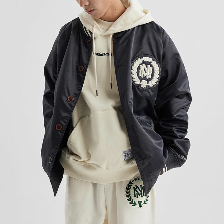 【代購】Mitchell Ness Baseball Jerseys Men Black