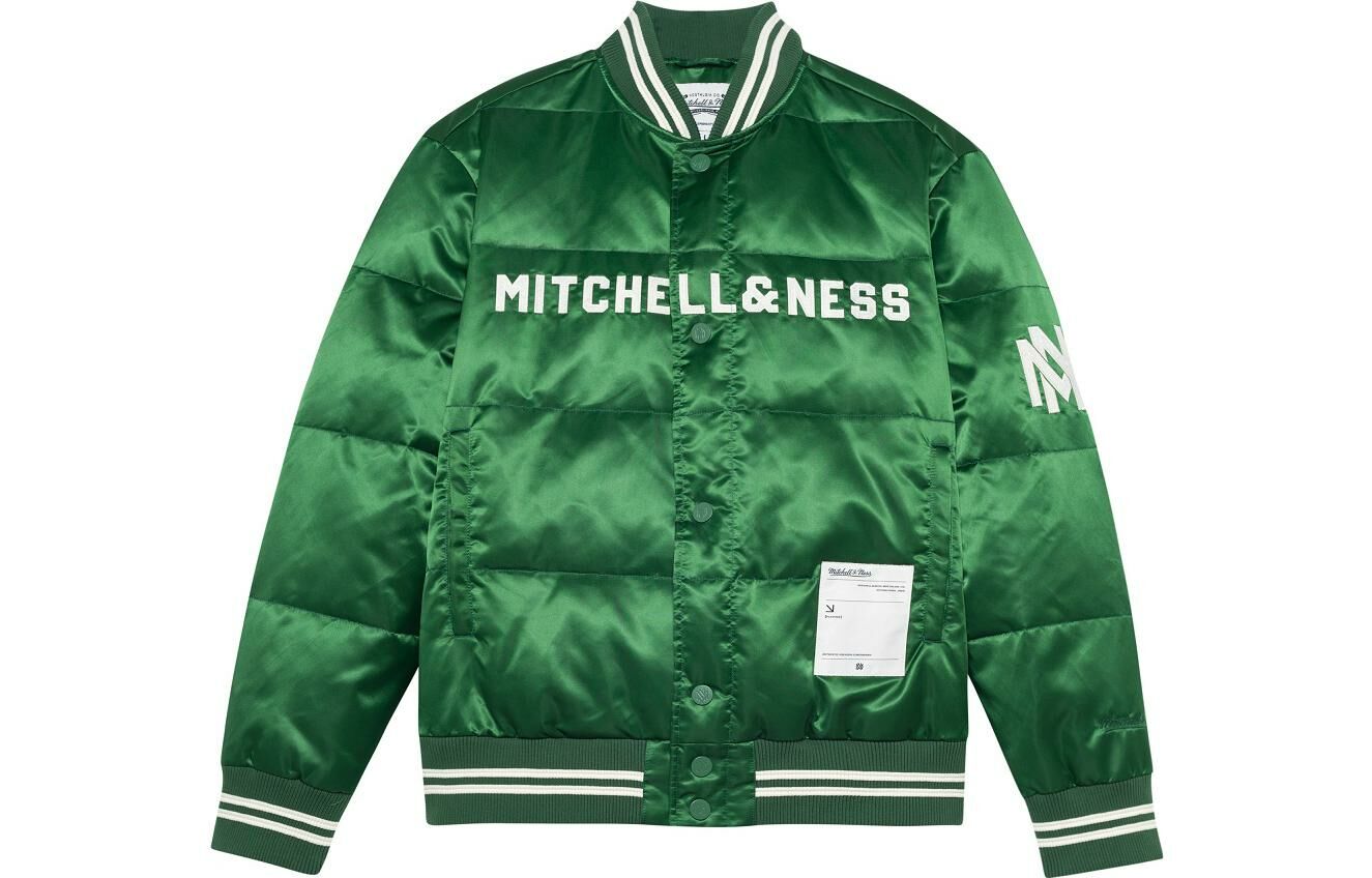【代購】Mitchell & Ness Down Jacket Unisex Dark Green