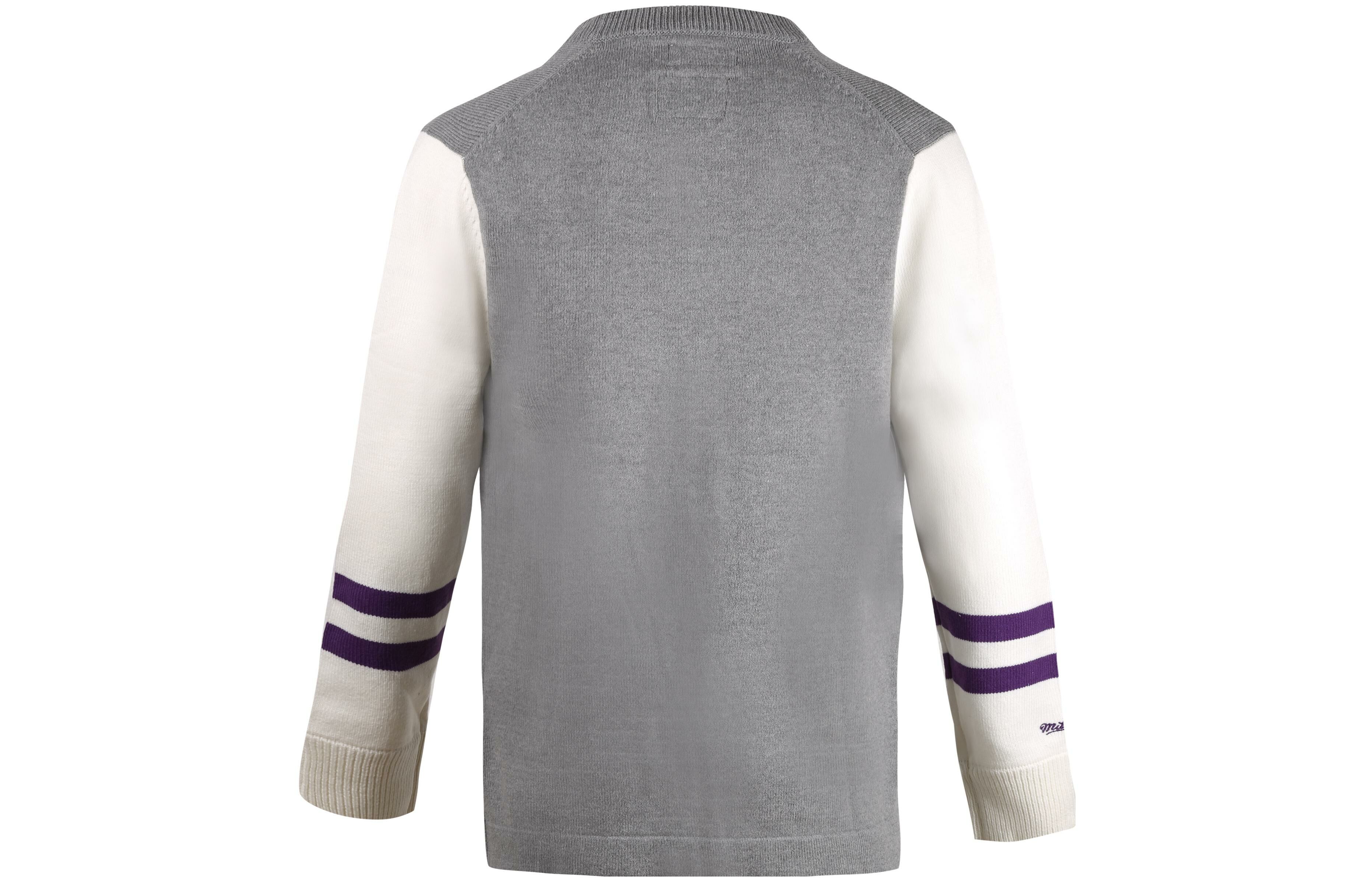 【代購】Mitchell Ness Sweaters Unisex Gray