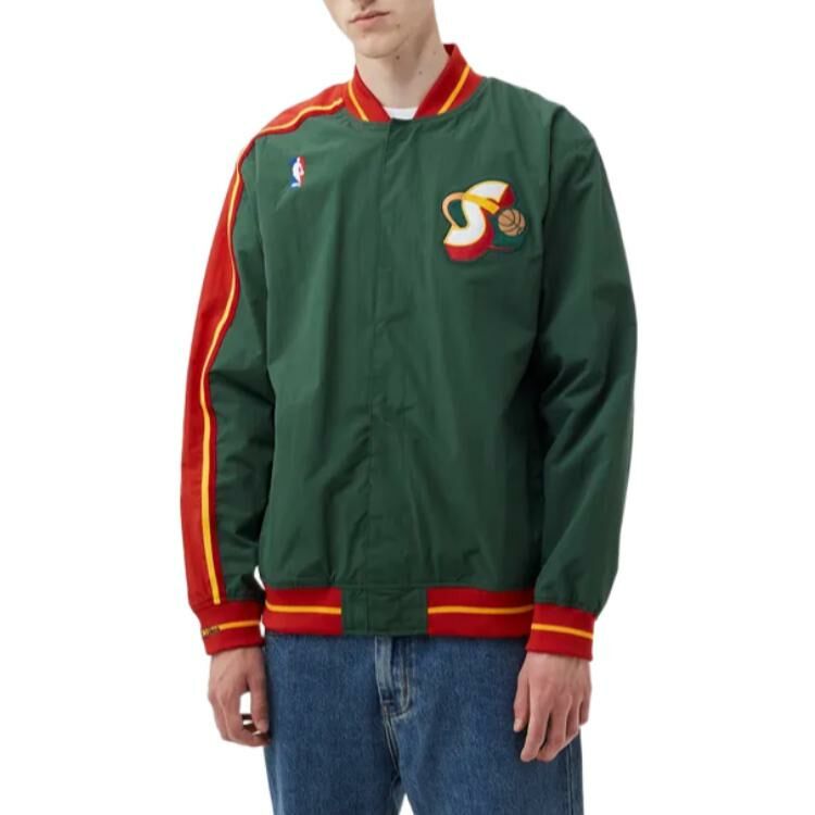 【代購】Mitchell Ness Jackets Men Green