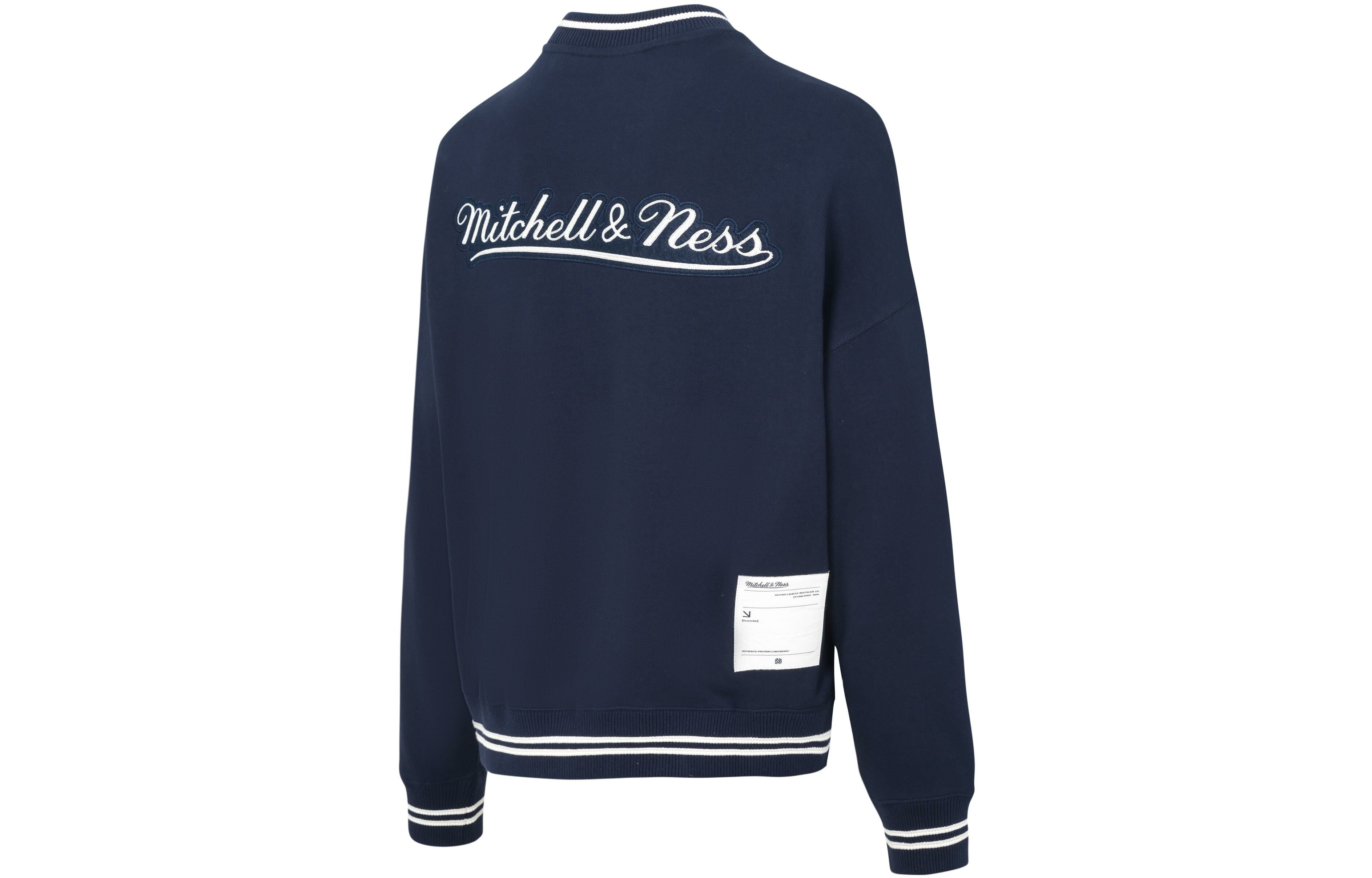 【代購】Mitchell Ness Sweatshirts Unisex Navy Blue