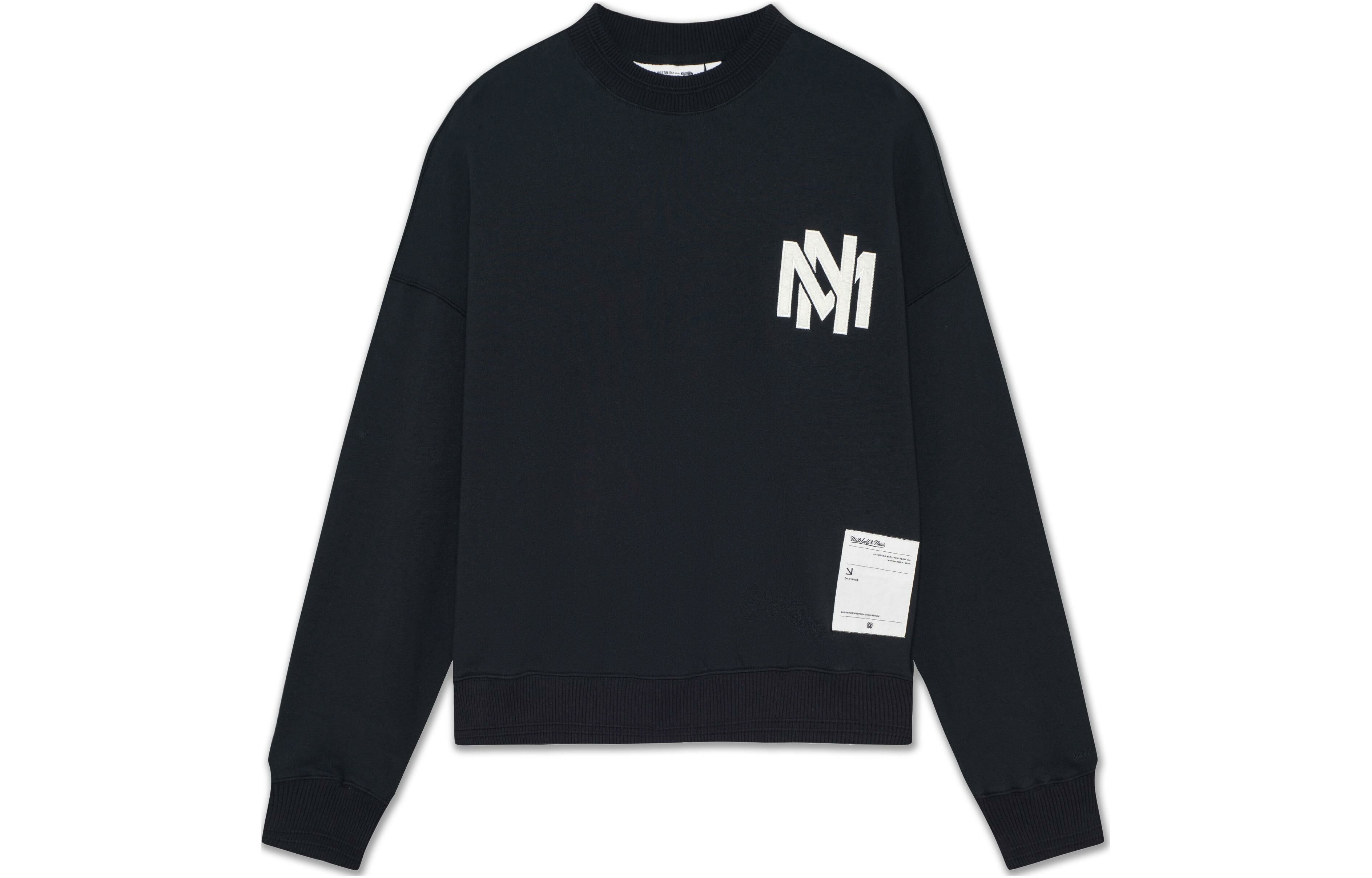 【代購】Mitchell Ness Sweatshirts Unisex Black