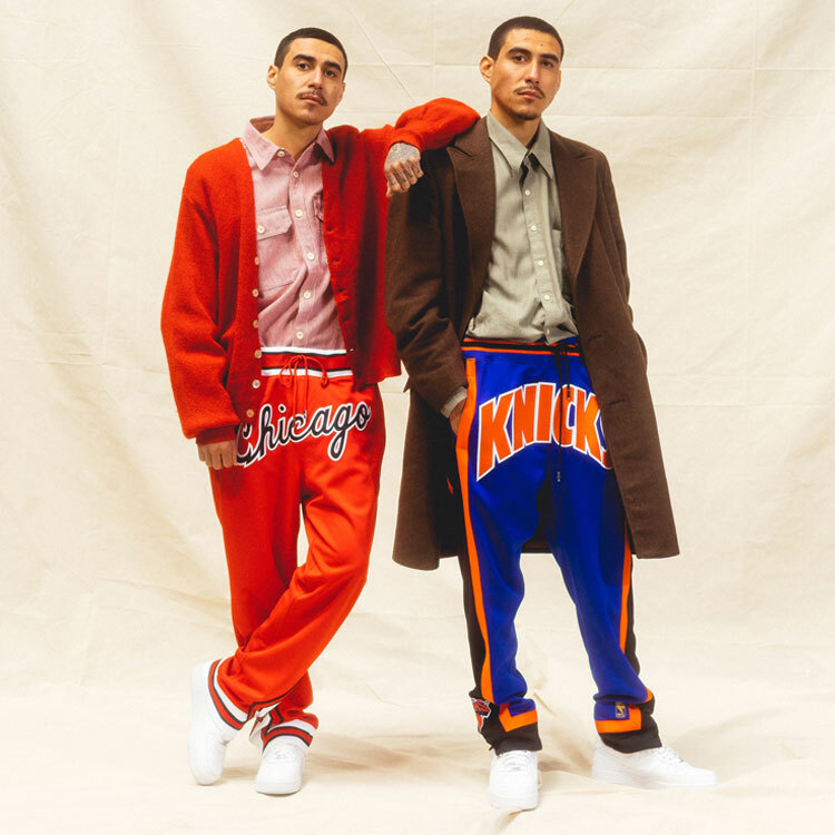 【代購】Mitchell & Ness Knitted Sports Pants Men's Red