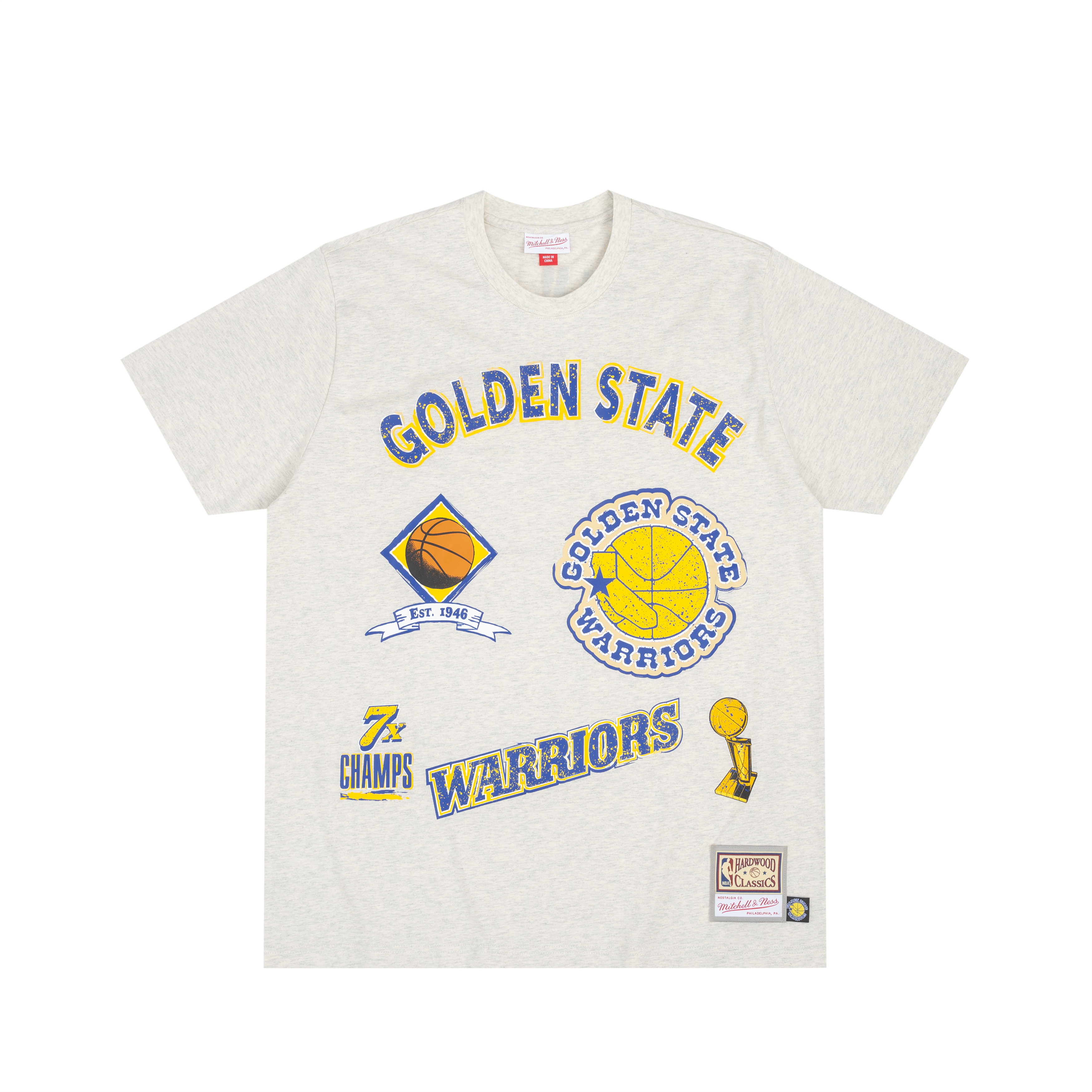 【代購】Mitchell & Ness T Shirt Unisex Oat