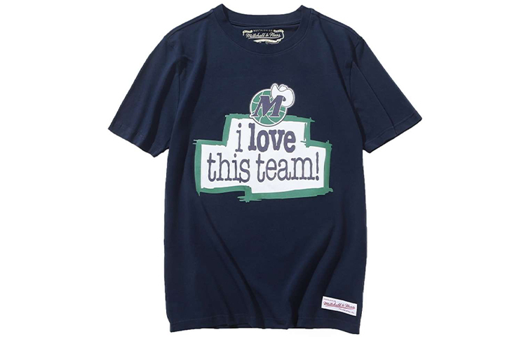 【代購】Mitchell & Ness T-Shirt Men's Navy