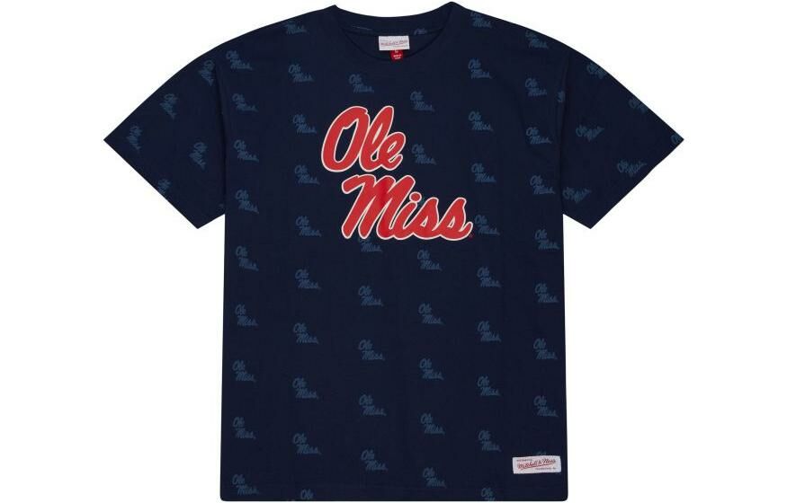 【代購】Mitchell Ness T-Shirts Men Dark Blue