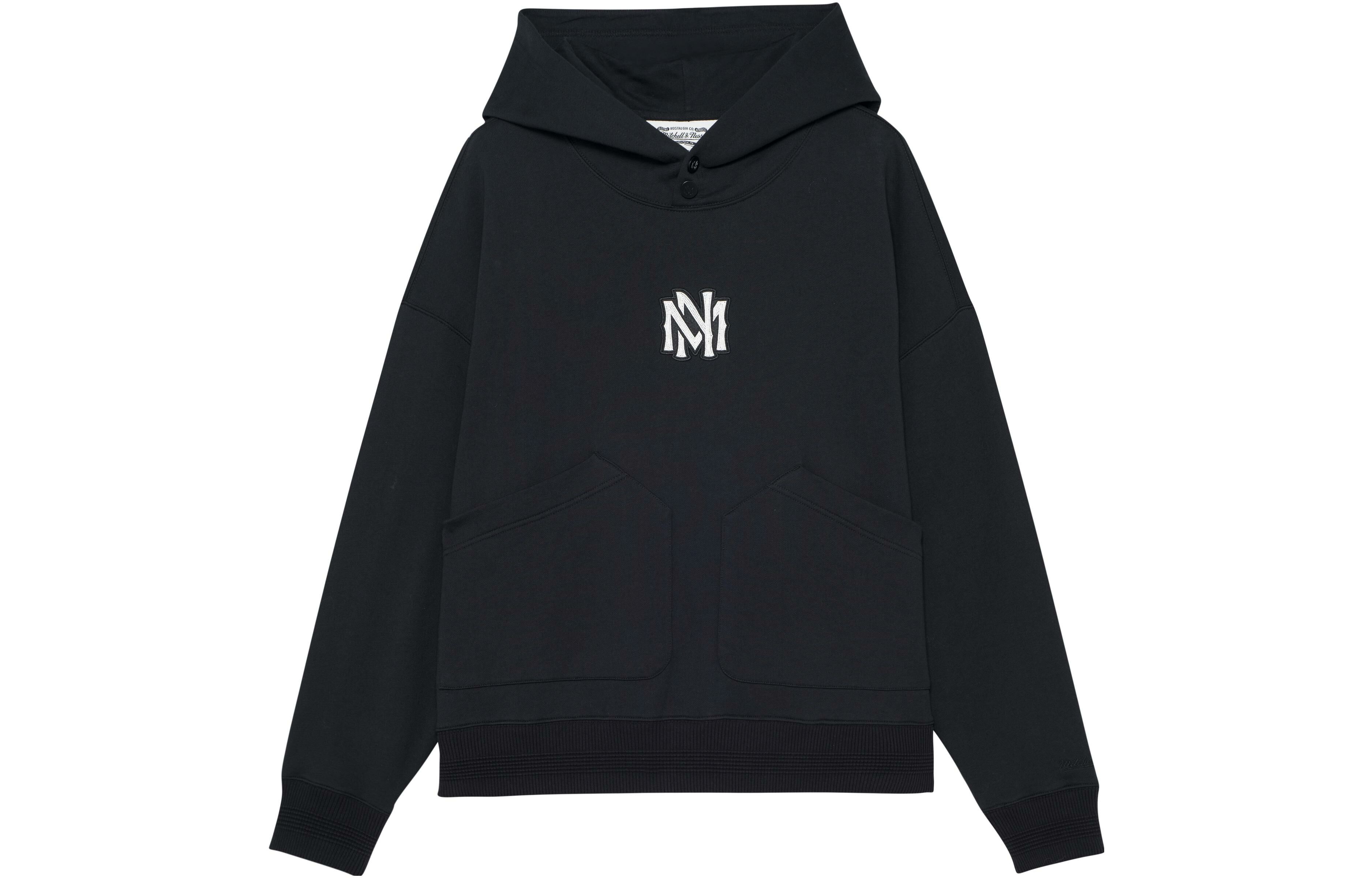 【代購】Mitchell Ness Sweatshirts Unisex Black